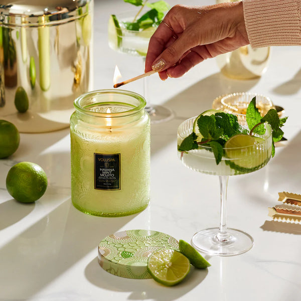 Voluspa Mojito 100hr Candle Candles Voluspa