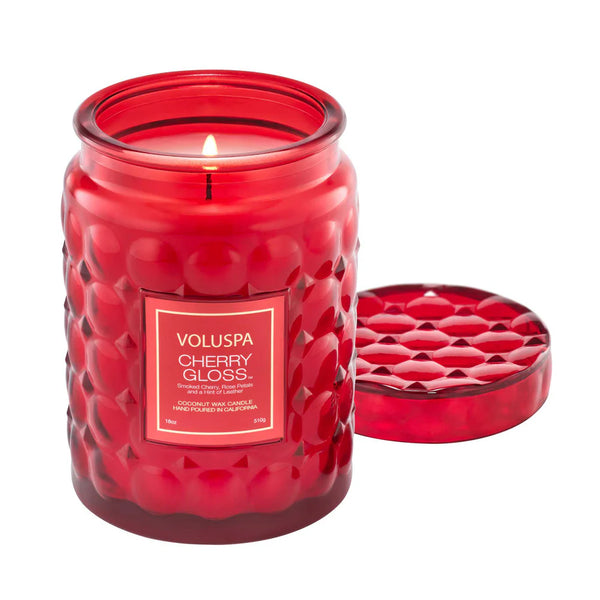 Voluspa Candle Cheery Gloss - Glass Lid Candles Voluspa