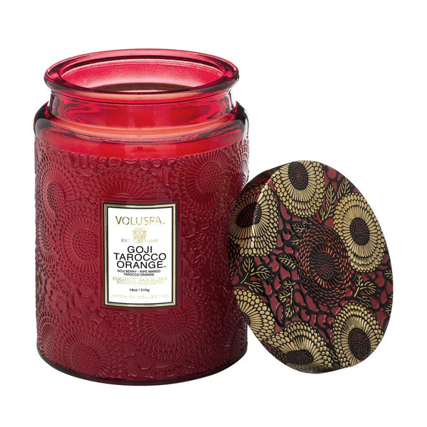 Voluspa Goji & Tarocco Orange 100HR Candle Candles Voluspa