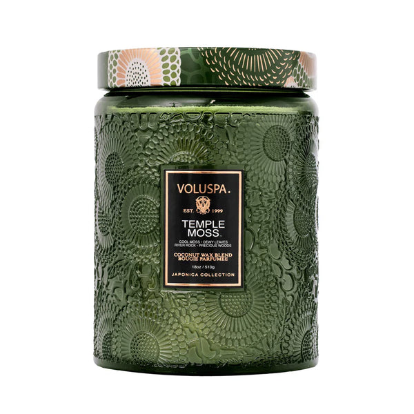 Voluspa Temple Moss 100HR Candle Candles Voluspa