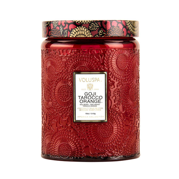 Voluspa Goji & Tarocco Orange 100HR Candle Candles Voluspa