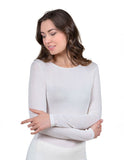 EGI Modal/Cashmere Wide Neck Top - Long Sleeve Clothing EGI   