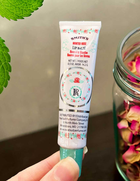 Smiths Minted Rose Lip Balm Tube Toiletries Smiths Rosebud Salve