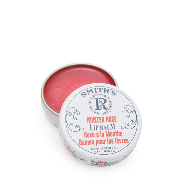 Smiths Minted Rose Lip Balm Tin Toiletries Smiths Rosebud Salve