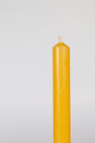 Yellow Beeswax Tall Candle 15cm Candles National Candles   