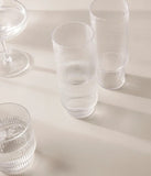 Ripple Long Drink Glass Set of 4 Homewear Ferm Living   