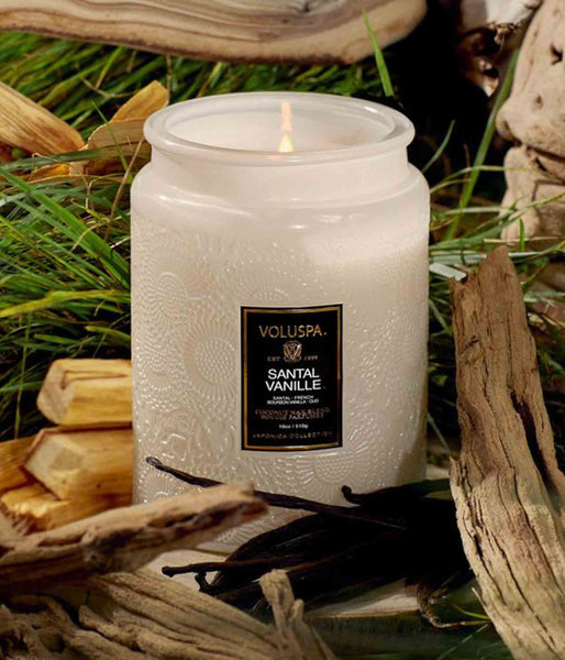 Voluspa Santal Vanille 100HR Candle Candles Voluspa