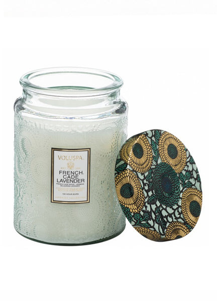 Voluspa Candle French Cade and Lavender Large Candles Voluspa