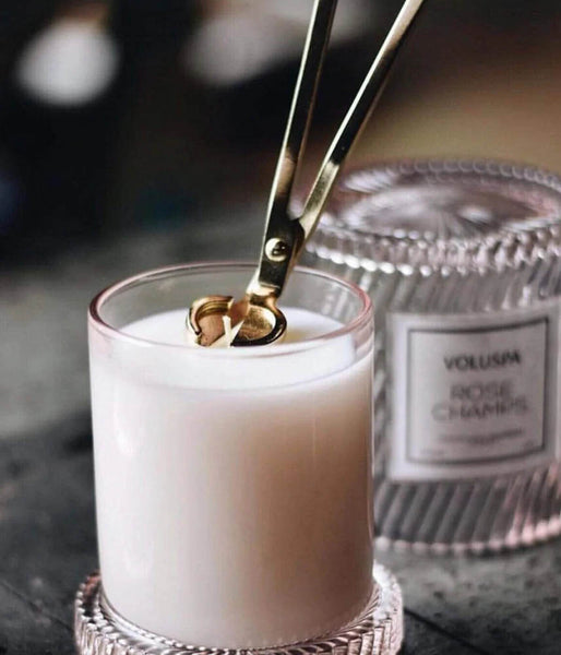 Wick Scissors Gold Candles Saison