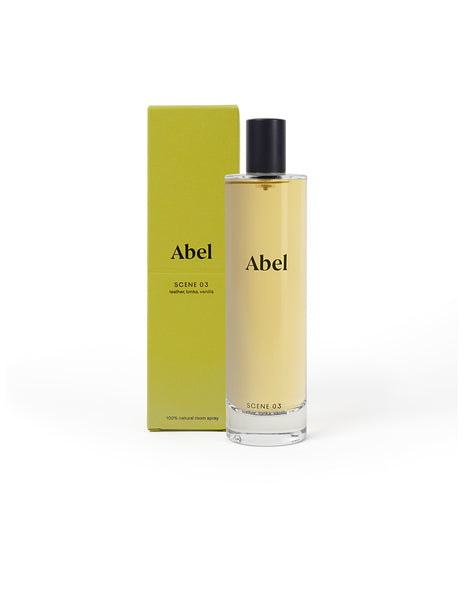 Abel Scene 03 - Leather, Tonka, Vanilla - Natural Room Spray Toiletries Abel   