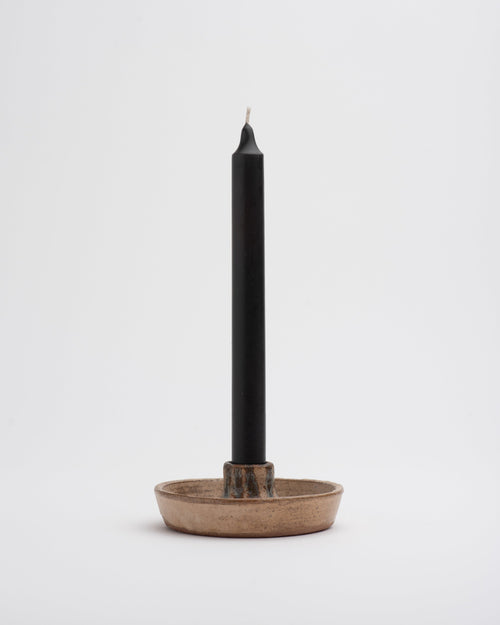 National candles Household Taper Candle in black