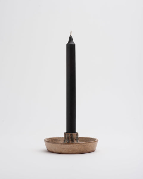 National candles Household Taper Candle in black