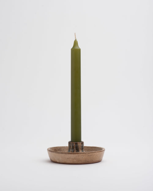 National candles Household Taper Candle in Olive