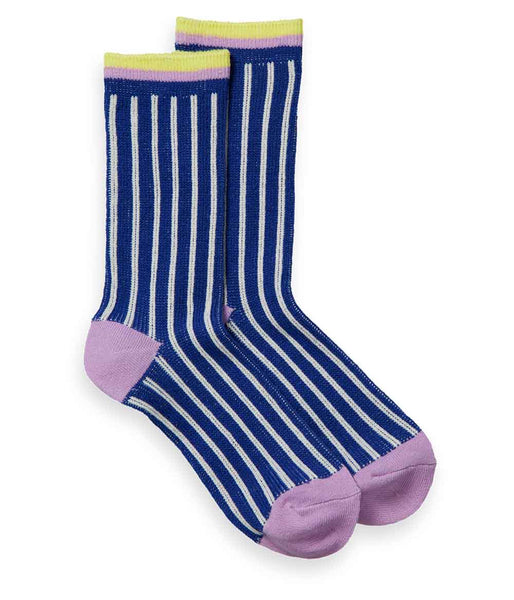 Scotch and Soda Ribbed Socks Clothing Scotch & Soda 35-38 Bright Blue 