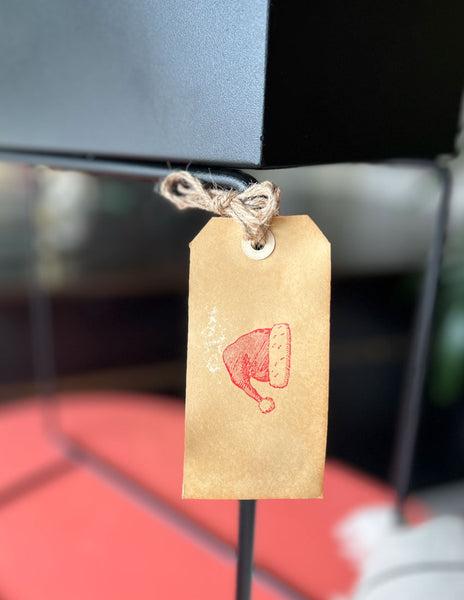 Santa Hat Gift Tag Homewear Et Vous   