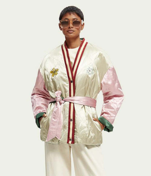 Scotch and Soda Reversible Sakura Kimono Bomber Clothing Scotch & Soda   
