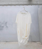 Lela Jacobs T Shirt Dress Japanese Cotton/Vintage Silk Clothing Lela Jacobs   