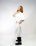 Lela Jacobs T Shirt Dress Japanese Cotton/Vintage Silk Clothing Lela Jacobs   
