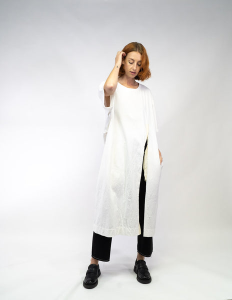 Lela Jacobs T Shirt Dress Japanese Cotton/Vintage Silk Clothing Lela Jacobs   