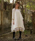 Meg by Design Sylvie Tunic Dress Clothing Meg by Design Light Cream  