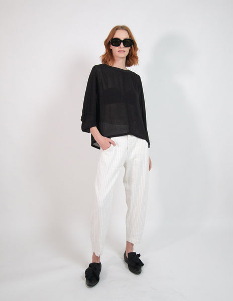 Transit Par-Such Crepe Dolman Tops Clothing Transit 1 Black 