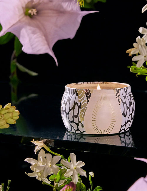 Jasmine Midnight Blooms Dec Tin Candles Voluspa   