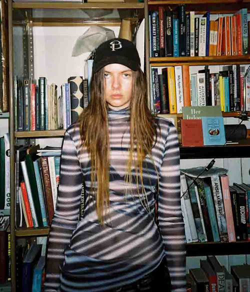 Jimmy D Mr Wavey Top-Static Stripe Clothing Jimmy D   