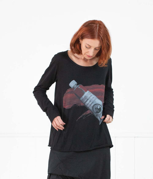 Rundholz Black Conner Long Sleeve T Shirt Accessories Rundholz Black   