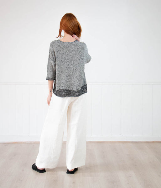 Transit Par-Such Contrast 3/4 Top Clothing Transit   