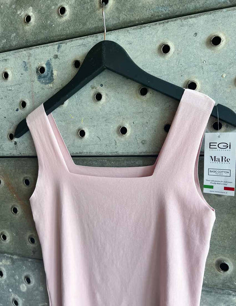 EGI Laser Cotton Tank Top with Square Neck Clothing EGI   