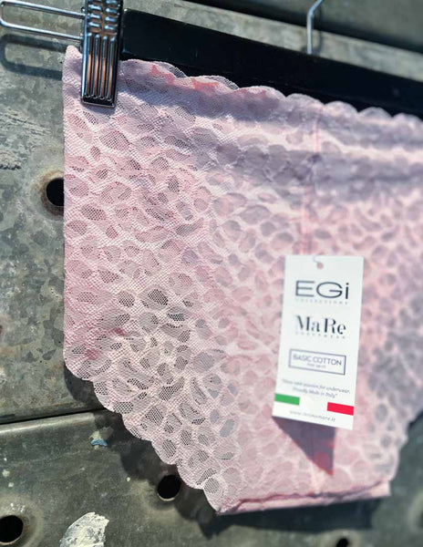 EGI Lace Shorty Scalloped Edge Clothing EGI Rosa Small/Medium 