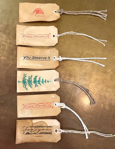 Christmas Tree Gift Tag Homewear Et Vous   