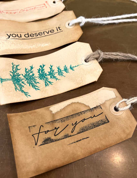 You Deserve It Gift Tag Homewear Et Vous   