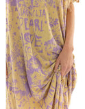 Magnolia Pearl Love Co Unicat Tee Dress-Marigold/Lilac General Magnolia Pearl   