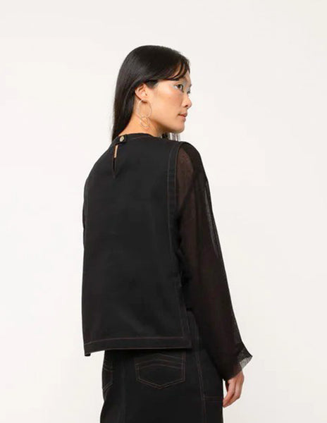 Jpalm Denim Work Vest Clothing JPalm   