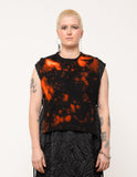 Jpalm Denim Work Vest Clothing JPalm Orange Bleach  