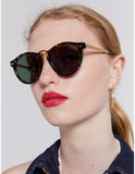 Karen Walker Helter Skelter Sunglasses Accessories Karen Walker Cracked Tort  