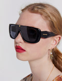 Karen Walker Hexted B Sunglasses Accessories Karen Walker Black  
