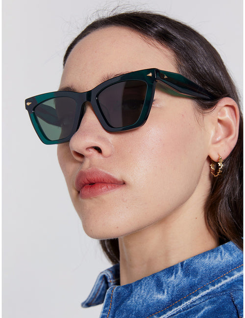Karen Walker Spellbound Sunglasses Accessories Karen Walker Emerald  