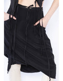 Lela Jacobs Half Pleat Skirt-Silk Clothing Lela Jacobs   