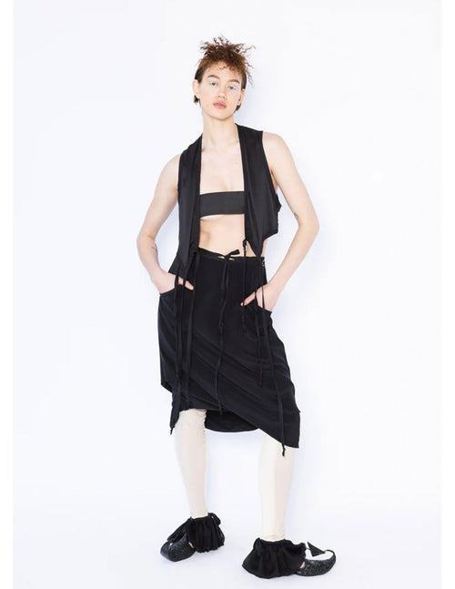 Lela Jacobs Half Pleat Skirt-Silk Clothing Lela Jacobs   