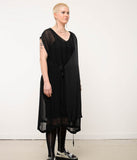 JPalm Ottilia Dress/Black Grid Clothing JPalm   