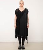 JPalm Ottilia Dress/Black Grid Clothing JPalm   