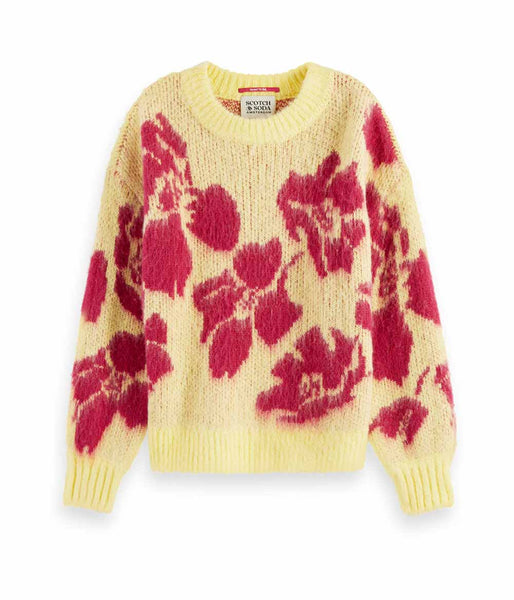 Scotch And Soda Brushed Abstract Pullover Clothing Scotch & Soda   
