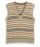 Scotch and Soda  Mixed Stitch Knitted Vest Clothing Scotch & Soda   