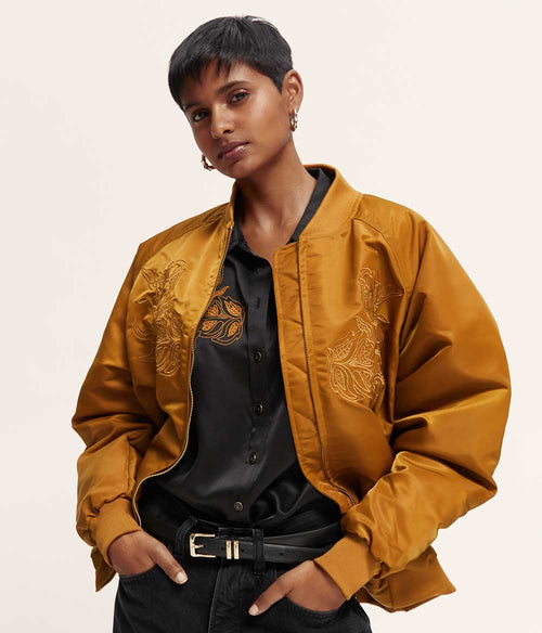 Scotch and Soda Oversized Bomber Clothing Scotch & Soda   