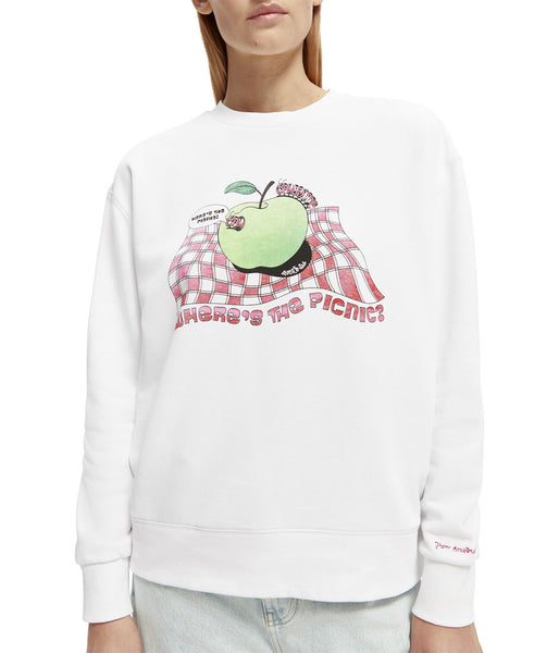 Scotch and Soda Vintage Loose Fit Sweatshirt Clothing Scotch & Soda   