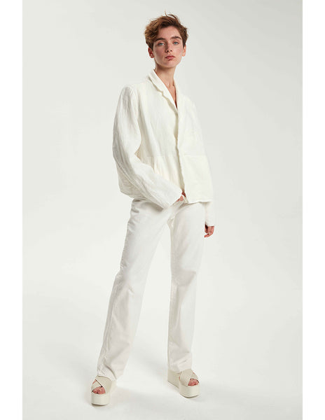 Umit Unal Off White Trousers Clothing Umit Unal   