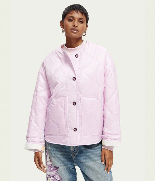 Scotch and Soda Quilted Reversible Coat Clothing Scotch & Soda   