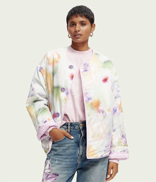 Scotch and Soda Quilted Reversible Coat Clothing Scotch & Soda   